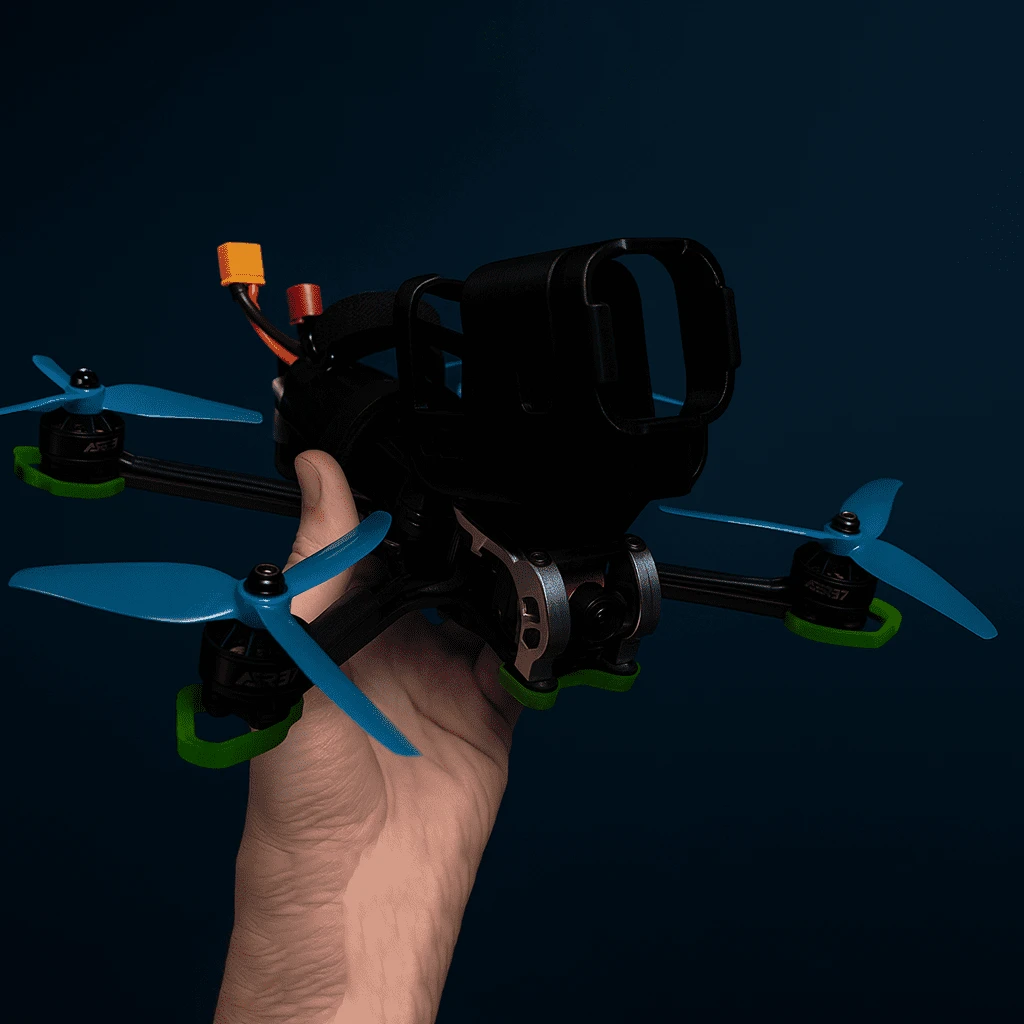 GEPRC Mark 5 Fixed-Angle GoPro Hero 11 Mount 3