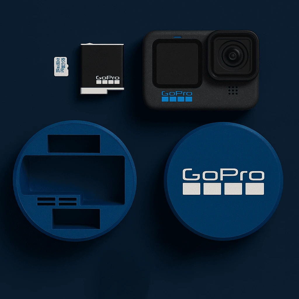 GoPro Case with Battery & MicroSD Storage 2